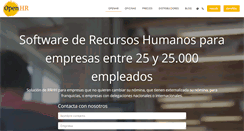 Desktop Screenshot of openhr.es